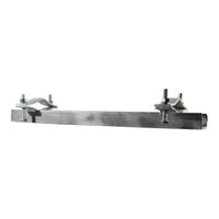 Flush Mount Heavy Duty, 20mm Offset, 38-110mm, Two Clamp, Galvanised