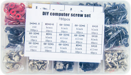 780 Pcs Screw Set