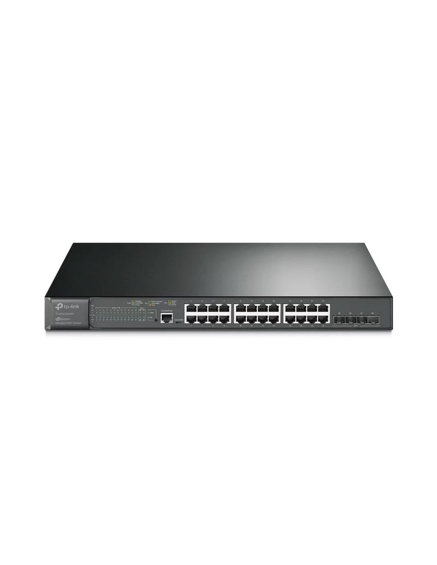 TP-Link Jetstream 24-Port Gigabit PoE+ L2+ Managed Switch