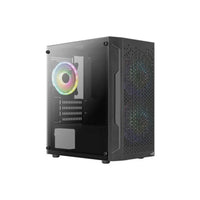 Aerocool Trinity Mini Tower Micro-ATX Mini-ITX PC Case Black 3 RGB Fans 240mm Radiator