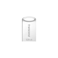 Transcend JetFlash 710 128GB USB 3.2 Gen 1 Flash Drive Capless Silver - Image 3