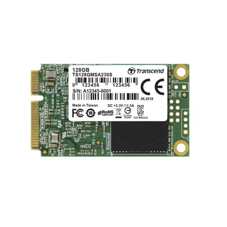 Transcend 128GB MSA230S Msata SSD - 3D NAND