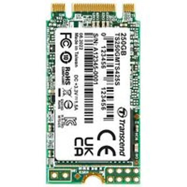 Transcend MTS425S 1TB M.2 2242 SATA SSD 550MB/s Read