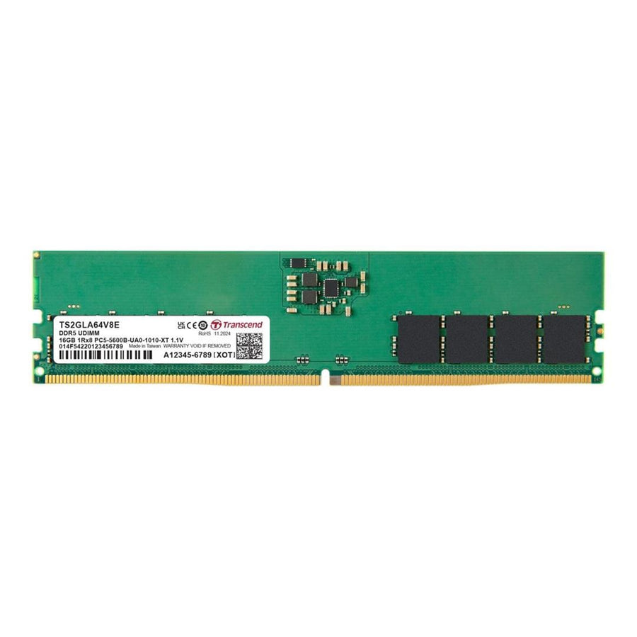 Transcend 16GB DDR5 5600MHz CL46 Unbuffered DIMM Desktop Memory