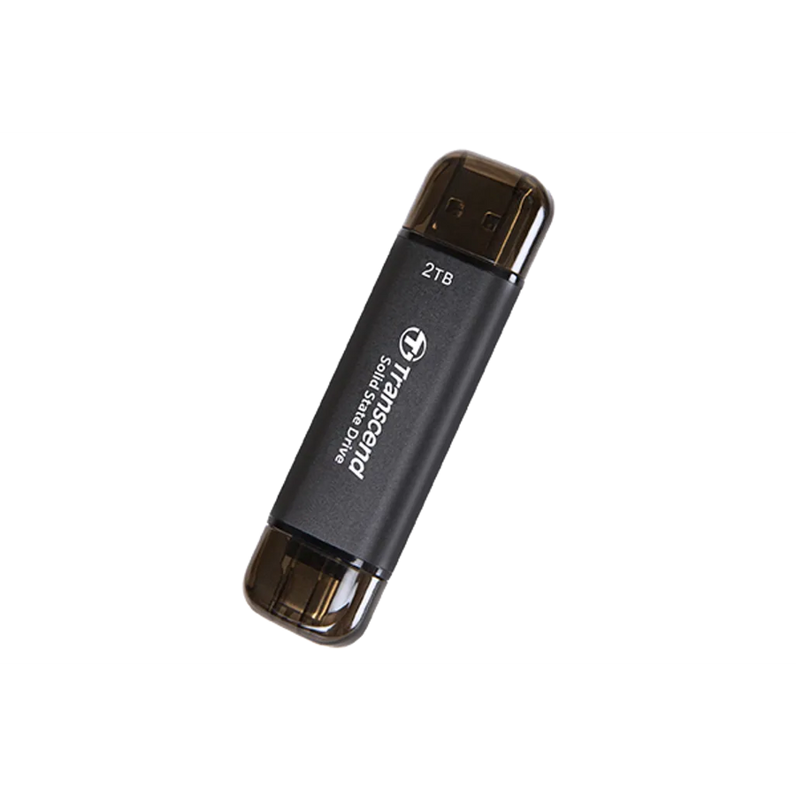 Transcend ESD310C 2TB Portable SSD USB-C 3.2 Gen 2 1050MB/s Black
