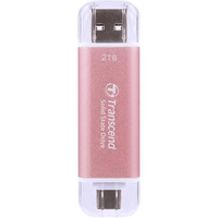 Transcend ESD310P 2TB Portable SSD USB-C 3.2 Gen 2 Pink - Image 2
