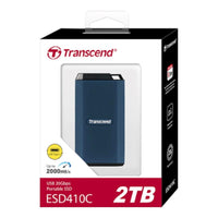 Transcend ESD410C 2TB Portable SSD USB-C 3.2 Gen 2x2 2000MB/s Blue - Image 4