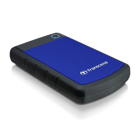 Transcend Storejet 2TB 2.5'' H3 USB 3.1 HDD - Blue
