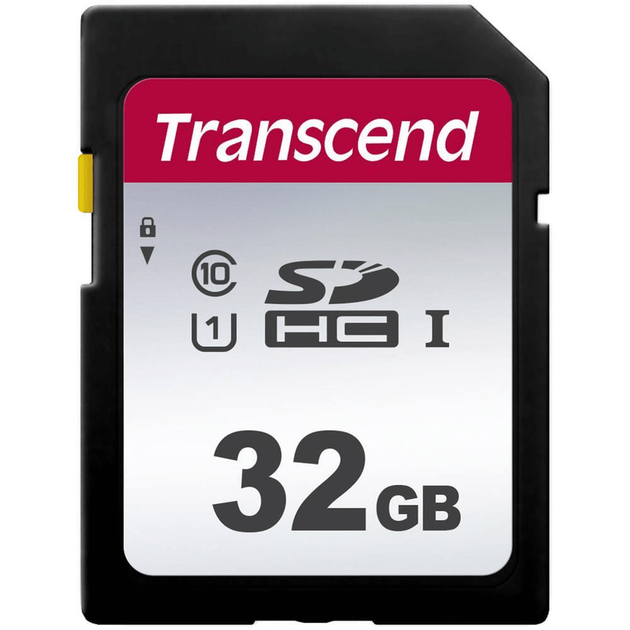 TRANSCEND 300S 32GB UHS-1 CLASS 10 U1 SDHC CARD -2D NAND