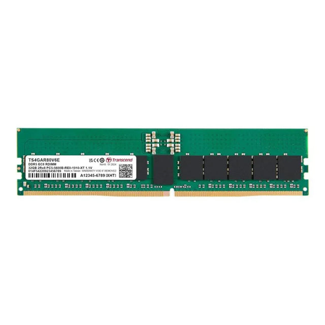 Transcend 32GB DDR5-5600 ECC Registered DIMM 2Rx8 Server Memory
