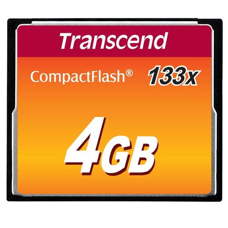 TRANSCEND 4GB COMPACT FLASH 133X