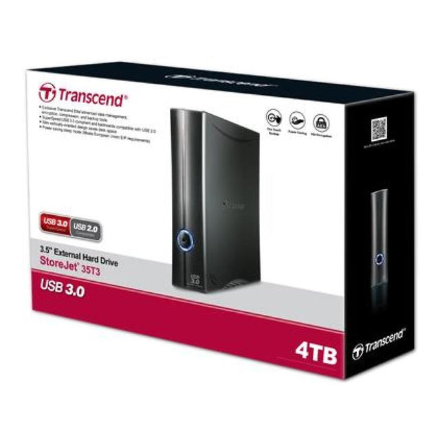 TRANSCEND STOREJET 4TB 3.5'' USB3.0 HDD