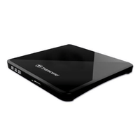 TRANSCEND 8X ULTRA-SLIM USB DVD-RW - BLACK