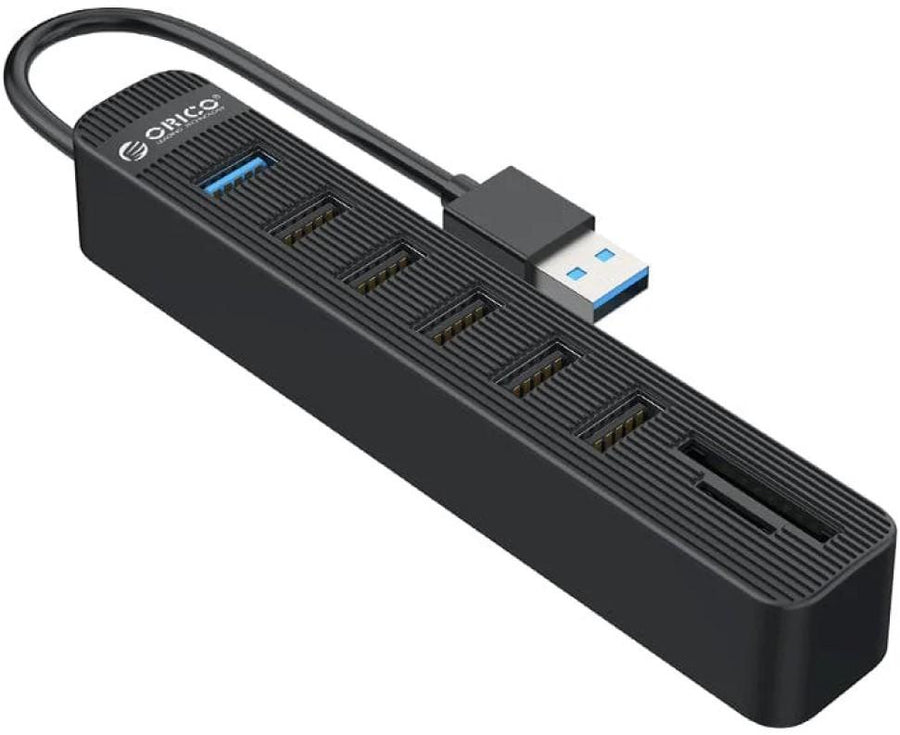 Orico HUB USB3.0 1XUSB3.0 5XUSB Sdtf BK