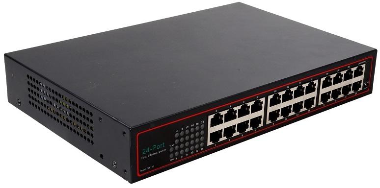 Mlink 24-PORT 10/100 Iron Shell