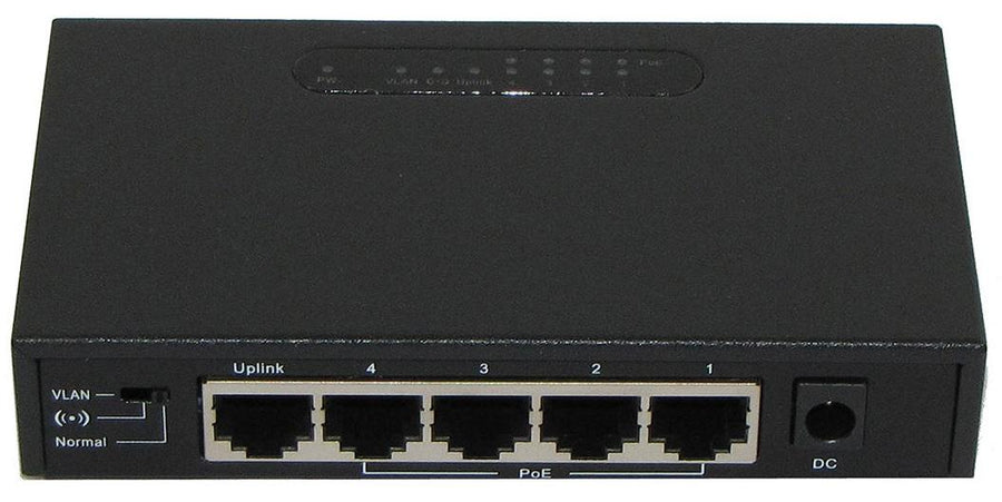 Mlink 4 Port 10/100 PoE + 1 LAN