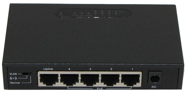 4 PORT 10/100 POE + 1 LAN