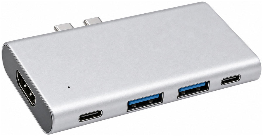 USB-C X 2 5 Port Hub