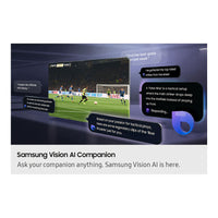 SAMSUNG UA75M80H 75'' Mini LED M80H 4K Vision AI Smart TV; 3840 x 2160 Resolution; NQ4 AI Gen2 Processor; Motion Xcelerator; Ref