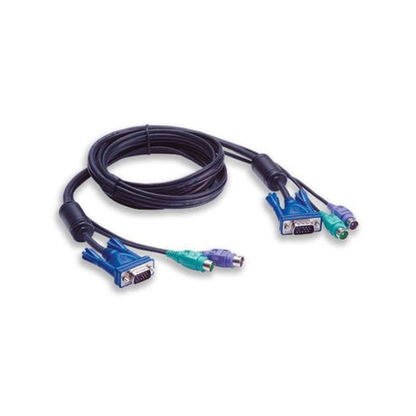 Eusso 3-IN-1 PS/2 KVM 1.8M Thin Cable