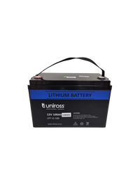 Uniross 12.8V 100Ah (1.28kWh) LiFEPO4 Battery | UR-BAT-LiFePO4-12-100