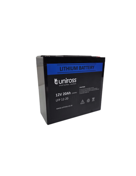Uniross 12.8V 20Ah (256Wh) LiFEPO4 battery UR-BAT-LiFePO4-12-20