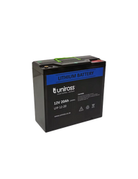 Uniross 12.8V 20Ah (256Wh) LiFEPO4 battery UR-BAT-LiFePO4-12-20