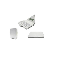 Universal 8-inch Folio Case with Bluetooth Keyboard - White