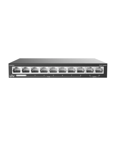 Uniview UNV 8-Port PoE Switch 88W with 2 Uplinks
