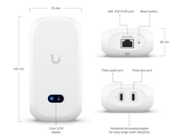 Ubiquiti UVC-AI-Theta 4K (8MP/6MP) video resolution, Flat wall mounting with discrete form-factor, Advanced - Image 2