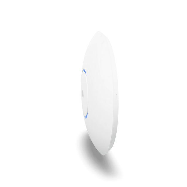 UBIQUITI U6 Pro; WiFi 6; 6 spatial streams; 140 m² (1,500 ft²) coverage; 350+ connected devices; Powered