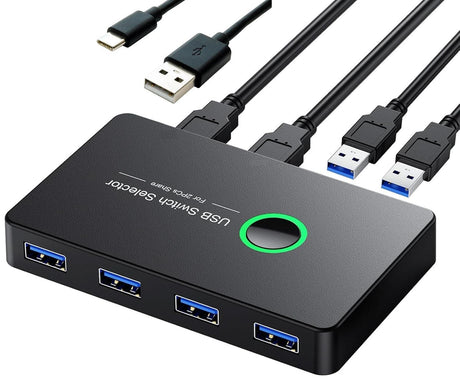 2 in 4 OUT USB3 Switch