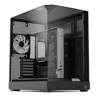 Aerocool APNX V2 Vision E-ATX Mid Tower PC Case Black 3 Tempered Glass Panels 4 ARGB Fans 360mm Radiator