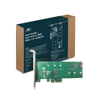 Vantec UGT-M2PC200 M.2 NVMe and SATA SSD to PCIe 3.0 x4 Adapter Card