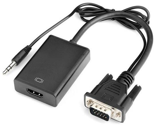 Male VGA to Female HDMI+ Audio