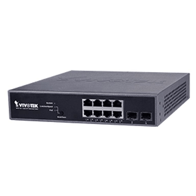 VIVOTEK Managed Websmart 8x Gigabit PoE  2x SFP; 130W