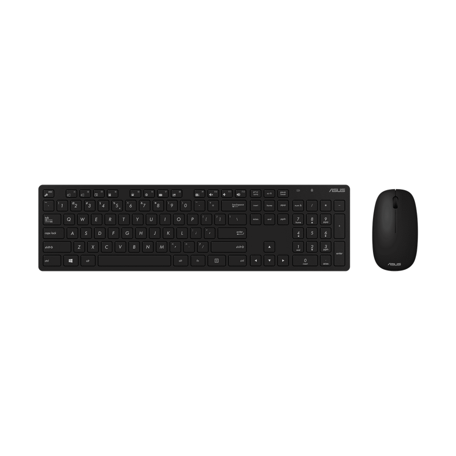 ASUS W5000 Wireless Keyboard & Mouse|Wireless 2.4 GHz band|Grey