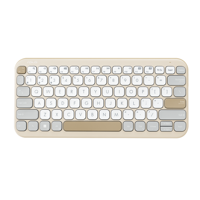 ASUS Marshmallow Keyboard KW100|Bluetooth 5.0|Green Tea Latte|Compact|Ultrathin wireless Bluetooth keyboard