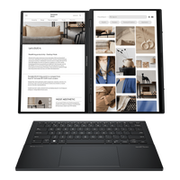 ASUS Zenbook Duo|UX8406CA-0U91610G2W|14'' OLED|TOUCH|500NITS|GREY|Ultra 9-285H|LPDDR5X 16GB OB|1TB PCIE SSD|STYLUS|BACKPACK|WINH