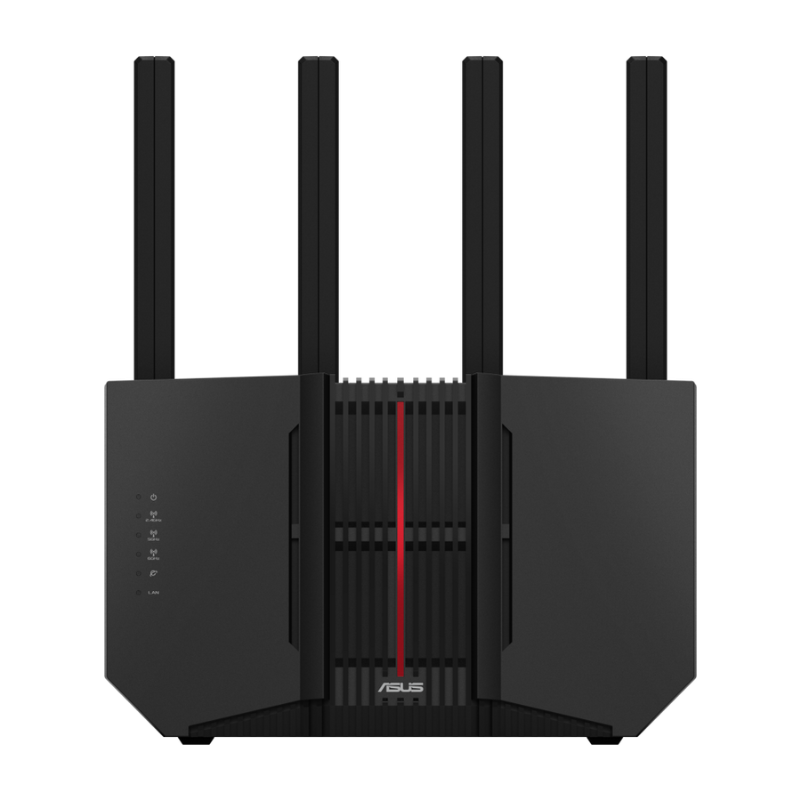 ASUS ROUTER/Gaming/WiFi7/1032+2882+5764Mbps/2.4GHz3x3/5GHz2x2/6GHz2x2/1xWAN(10G)/1xWAN(2.5G)/3xLAN/1xUSB/AiMesh/AiProtection/VPN