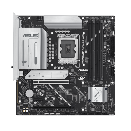 ASUS Motherboard, mATX, LGA1851, 4xDDR5, Max.256GB, 2xM.2, 4xSATA, 1xPCIe5*16, 1xPCIe4*16