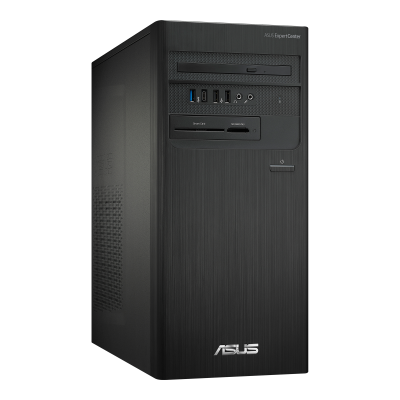 ASUS ExpertCenter D500TD tower desktop, front angle view