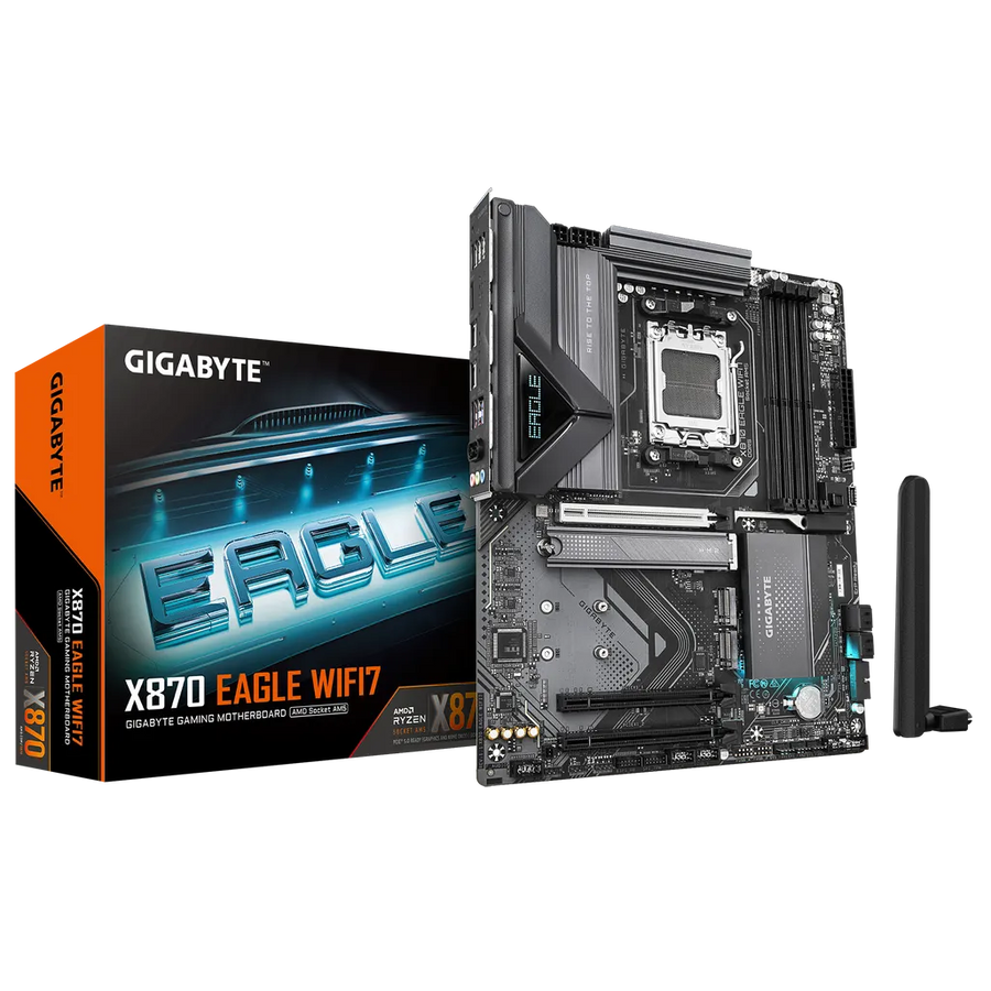 Gigabyte X870 Eagle WiFi 7 ATX Motherboard AMD AM5 DDR5 3x M.2 USB4 HDMI WiFi 7