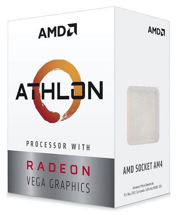 AMD Athlon 3000G SKT AM4 CPU/ Dual Core/4 Thread/ Base Clock 3.5GHz/ Boost Clock 4.0GHz/ 4 MB TDP 35W/ Radeon