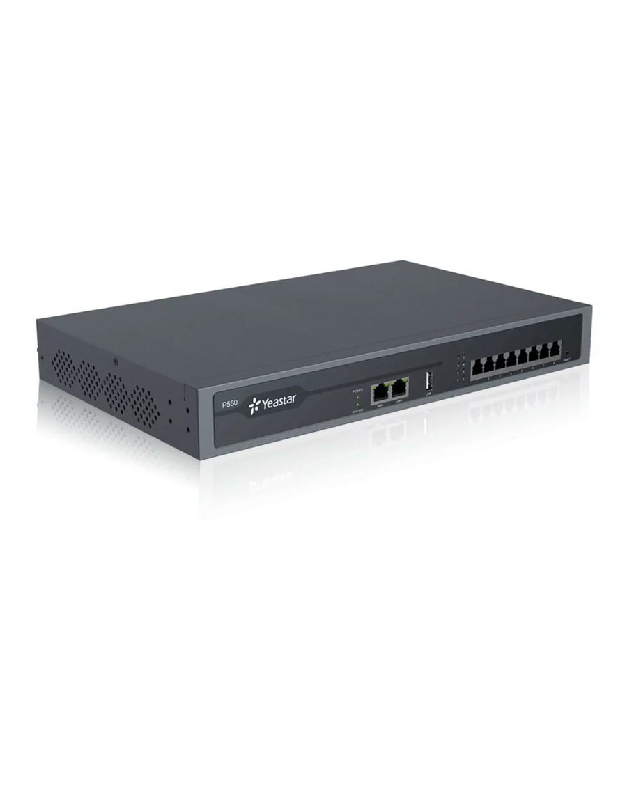 Yeastar P-Series 50-user PBX with 8 Analog Ports | P550