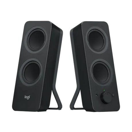 Logitech Z207 Bluetooth Stereo Computer Speakers 10W Bluetooth 4.1 3.5mm Jack Black